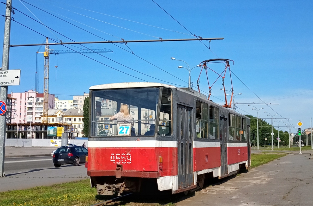 Харьков, Tatra T6B5SU № 4569