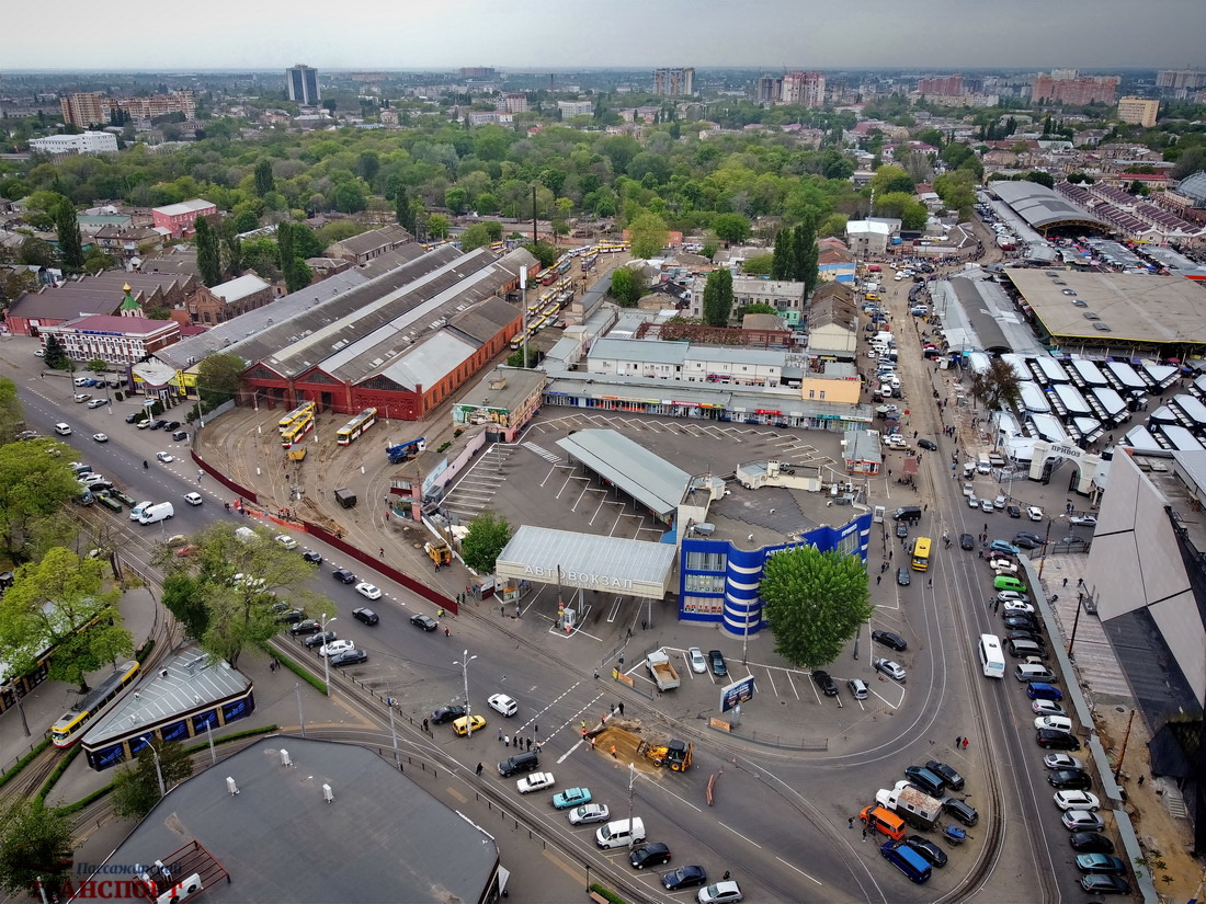 Одесса — Электротранспорт Одессы с высоты Одесса — Электротранспорт Одессы с высоты