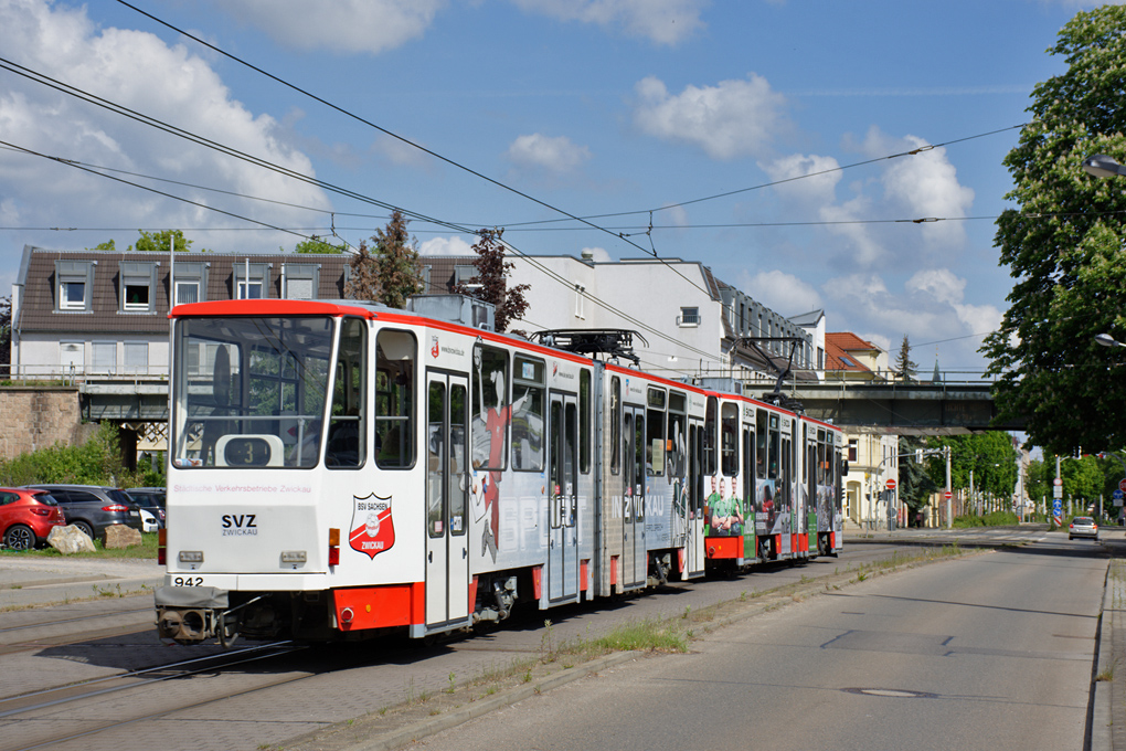 Цвиккау, Tatra KT4DMC № 942