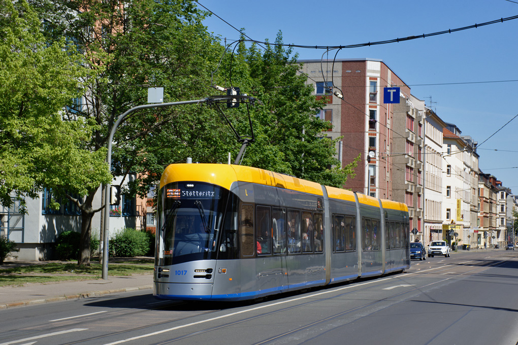 Лейпциг, Solaris Tramino Leipzig (NGT10) № 1017