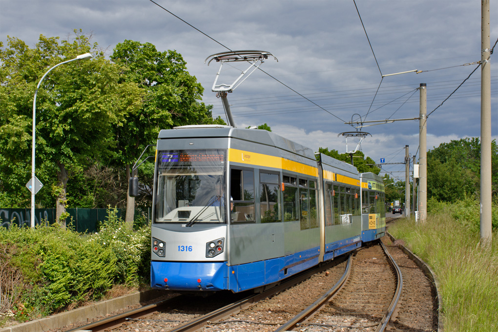 Лейпциг, Leoliner Fahrzeug-Bau Leipzig NGTW6L № 1316