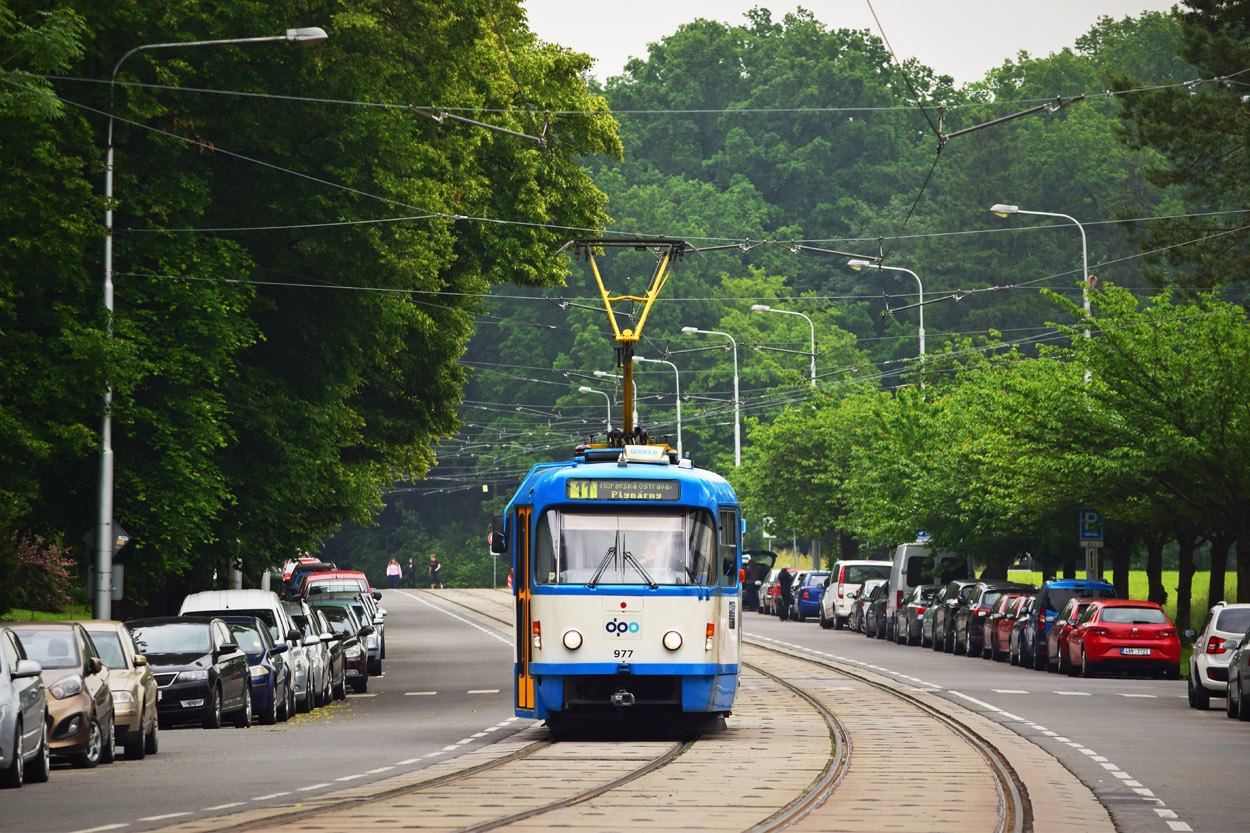 Острава, Tatra T3R.P № 977