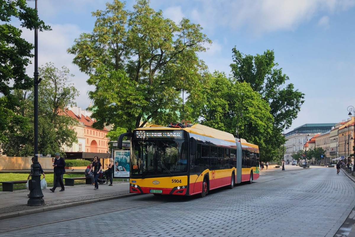 Varšava, Solaris Urbino IV 18 Electric № 5904