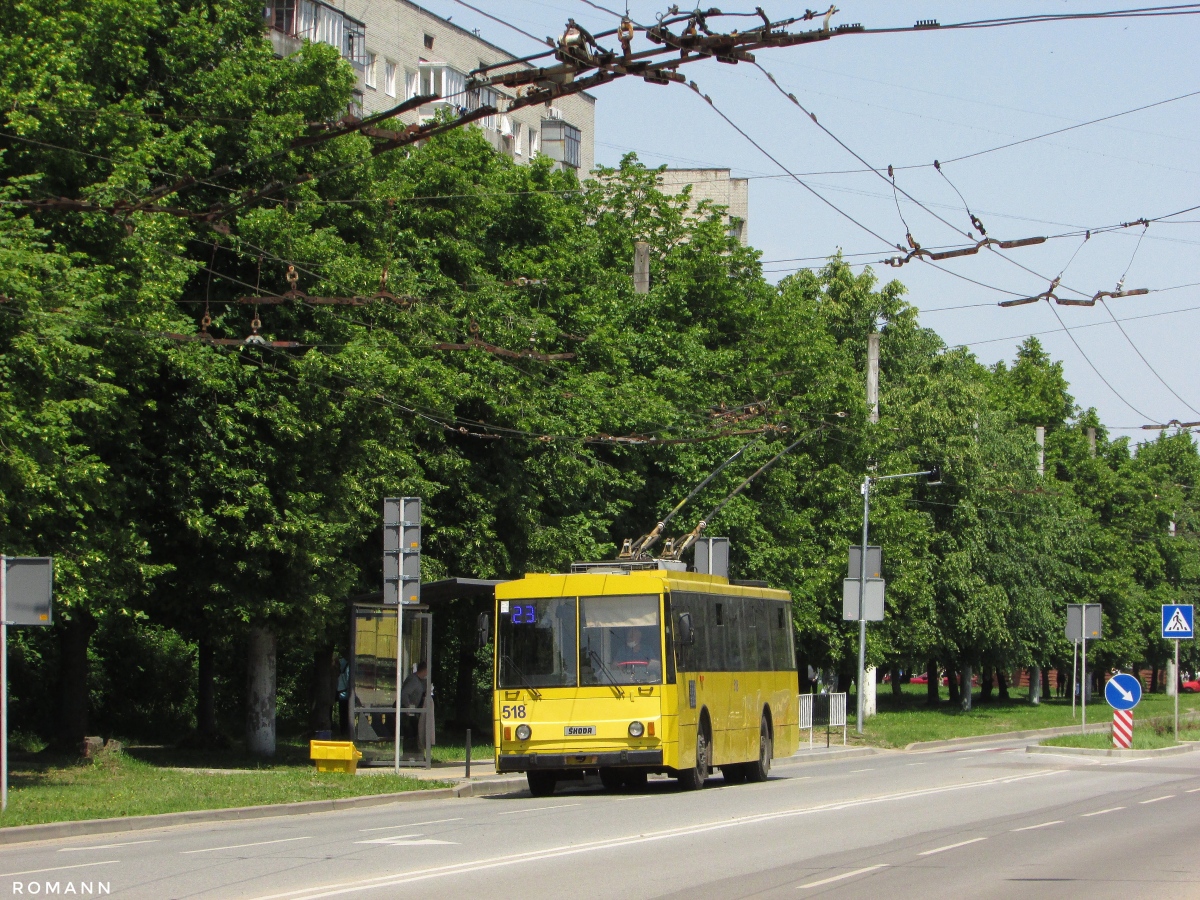 Львов, Škoda 14Tr02/6 № 518