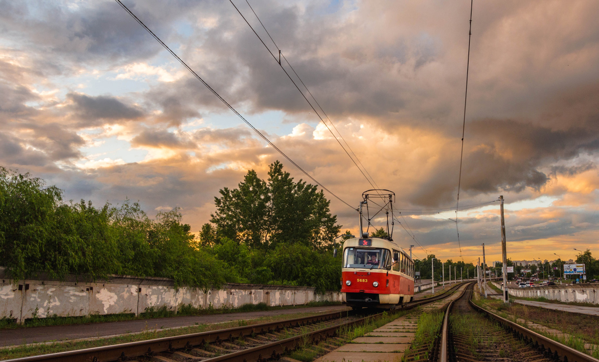 Киев, Tatra T3SUCS № 5683; Киев — Трамвайные линии: Скоростной трамвай № 2