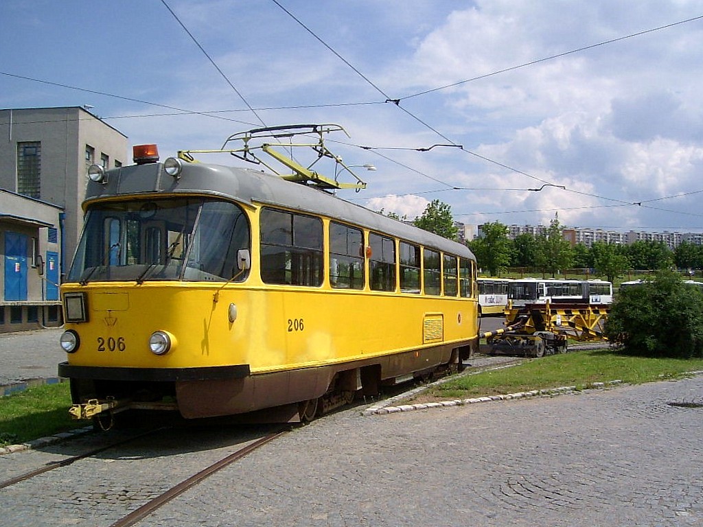 Мост ― Литвинов, Tatra T3 № 206