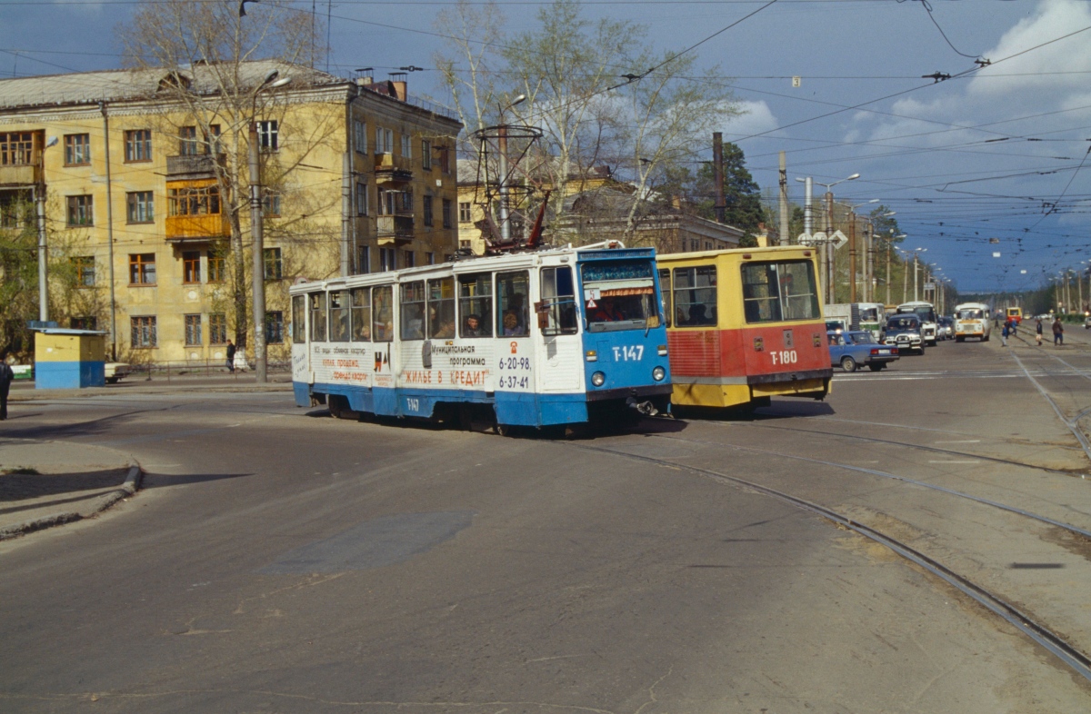 Ангарск, 71-605 (КТМ-5М3) № 147; Ангарск, 71-605А № 180