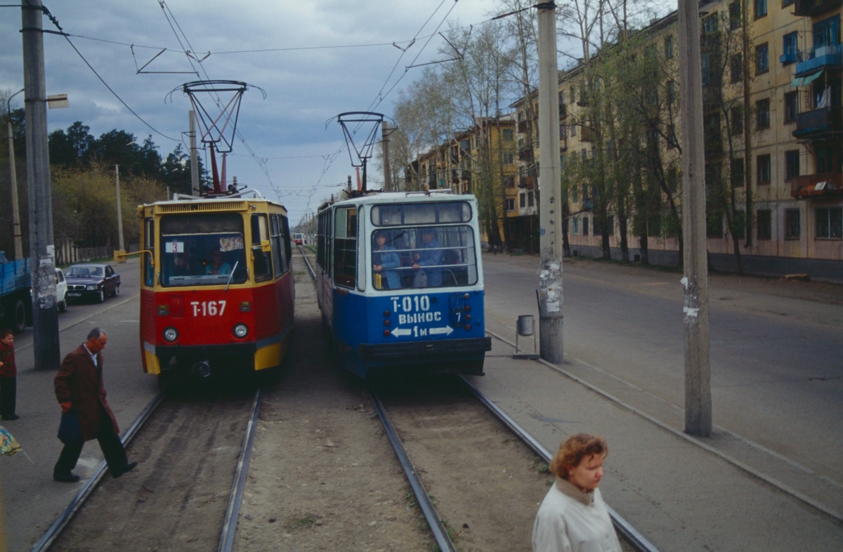 Ангарск, 71-132 (ЛМ-93) № 010; Ангарск, 71-605А № 167