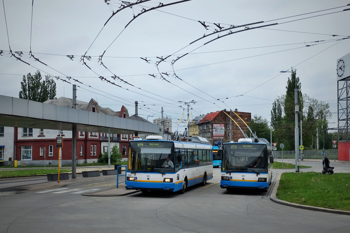 Острава, Škoda 21Tr № 3315; Острава, Škoda 21Tr № 3311