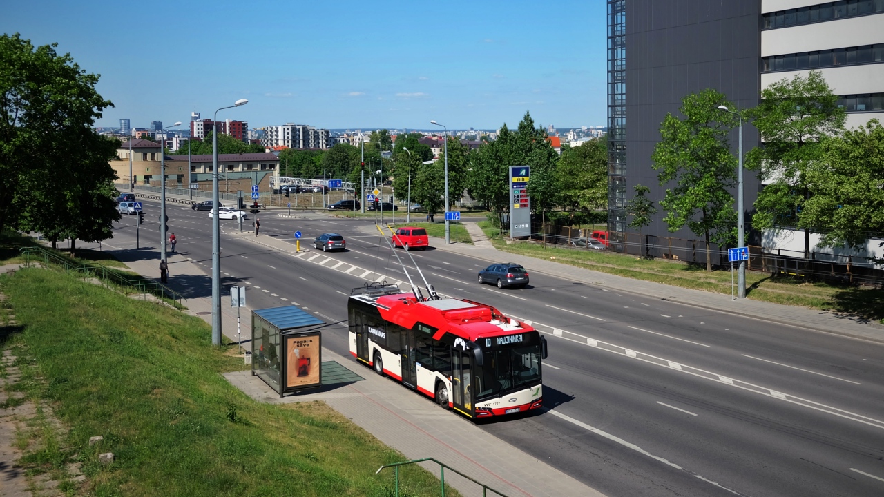Вильнюс, Solaris Trollino IV 12 Škoda № 1727