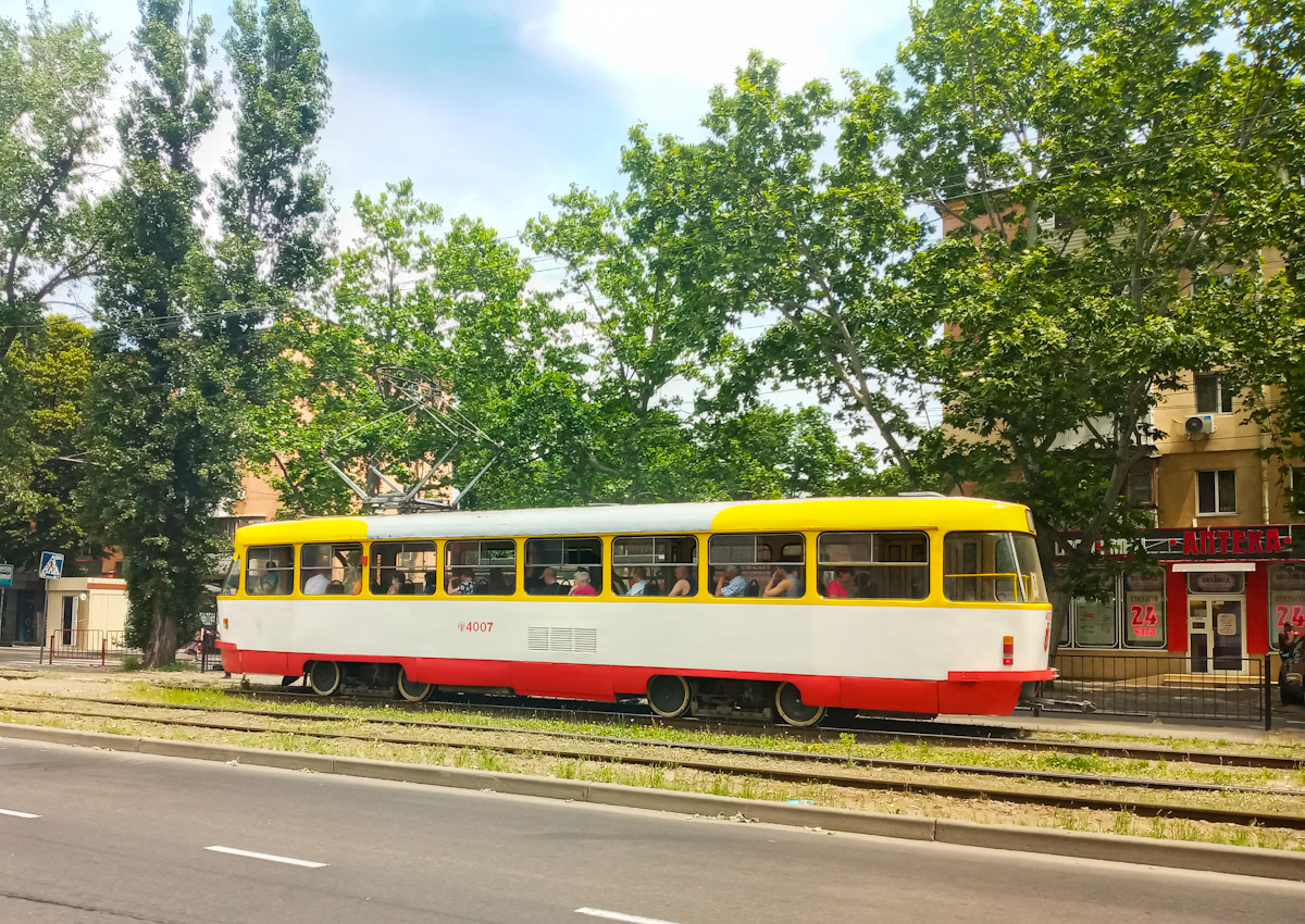 Одесса, Tatra T3R.P № 4007