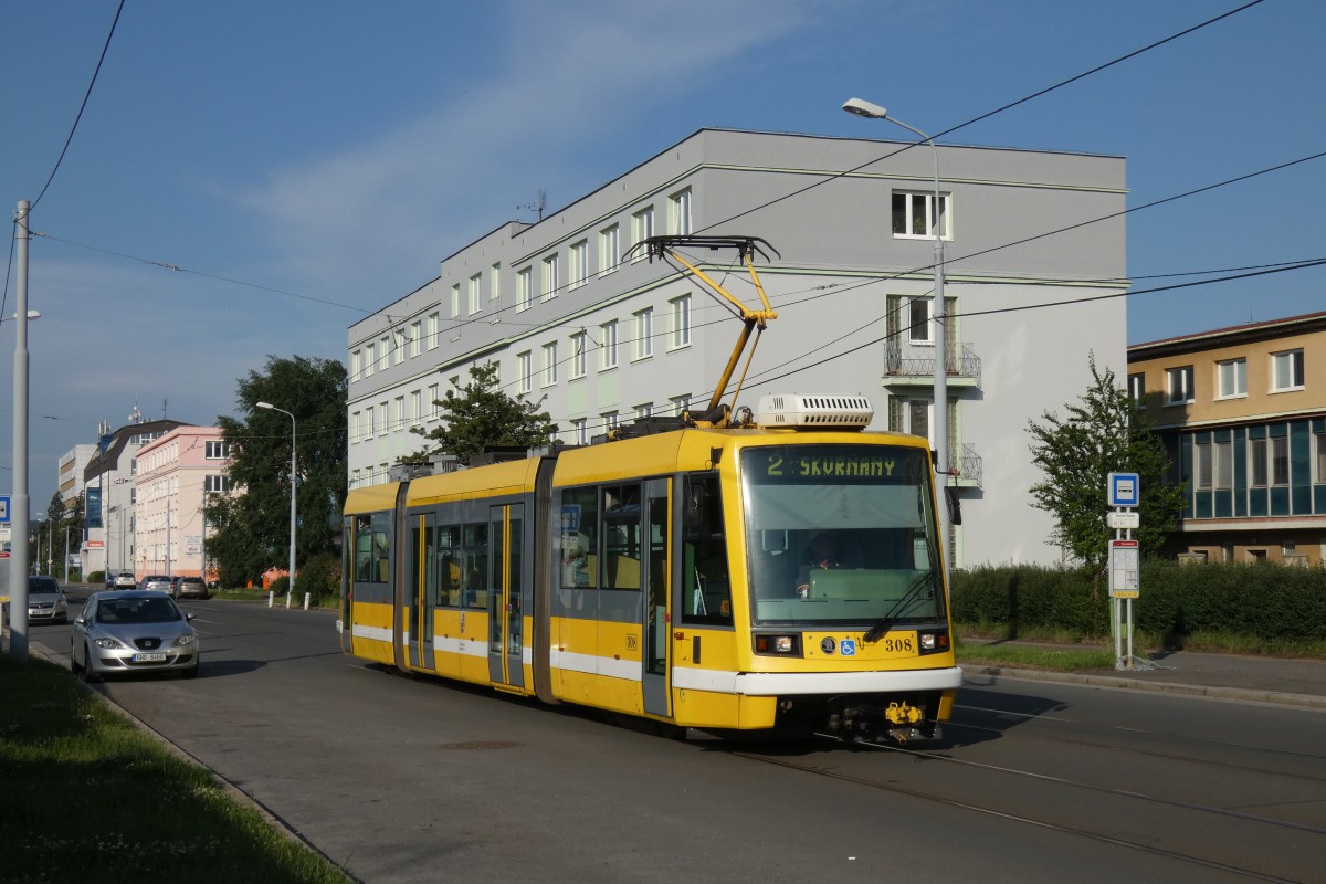 Пльзень, Škoda 03T4 Astra № 308