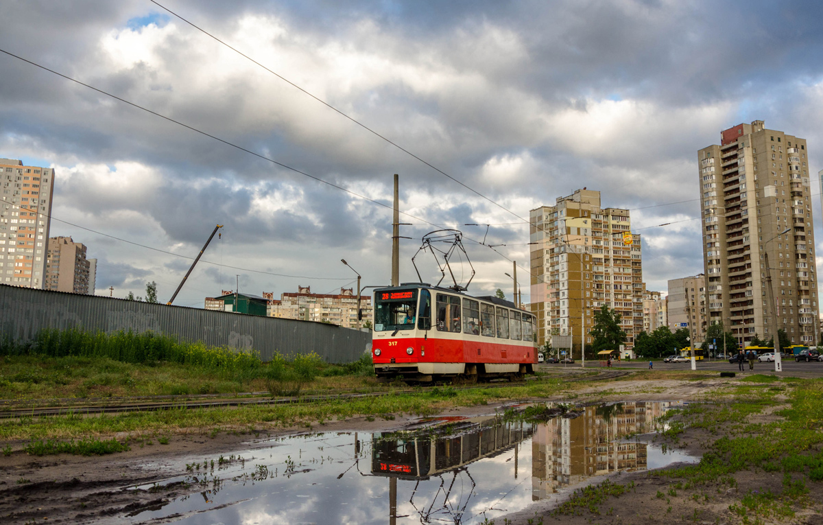 Киев, Tatra T6A5 № 317