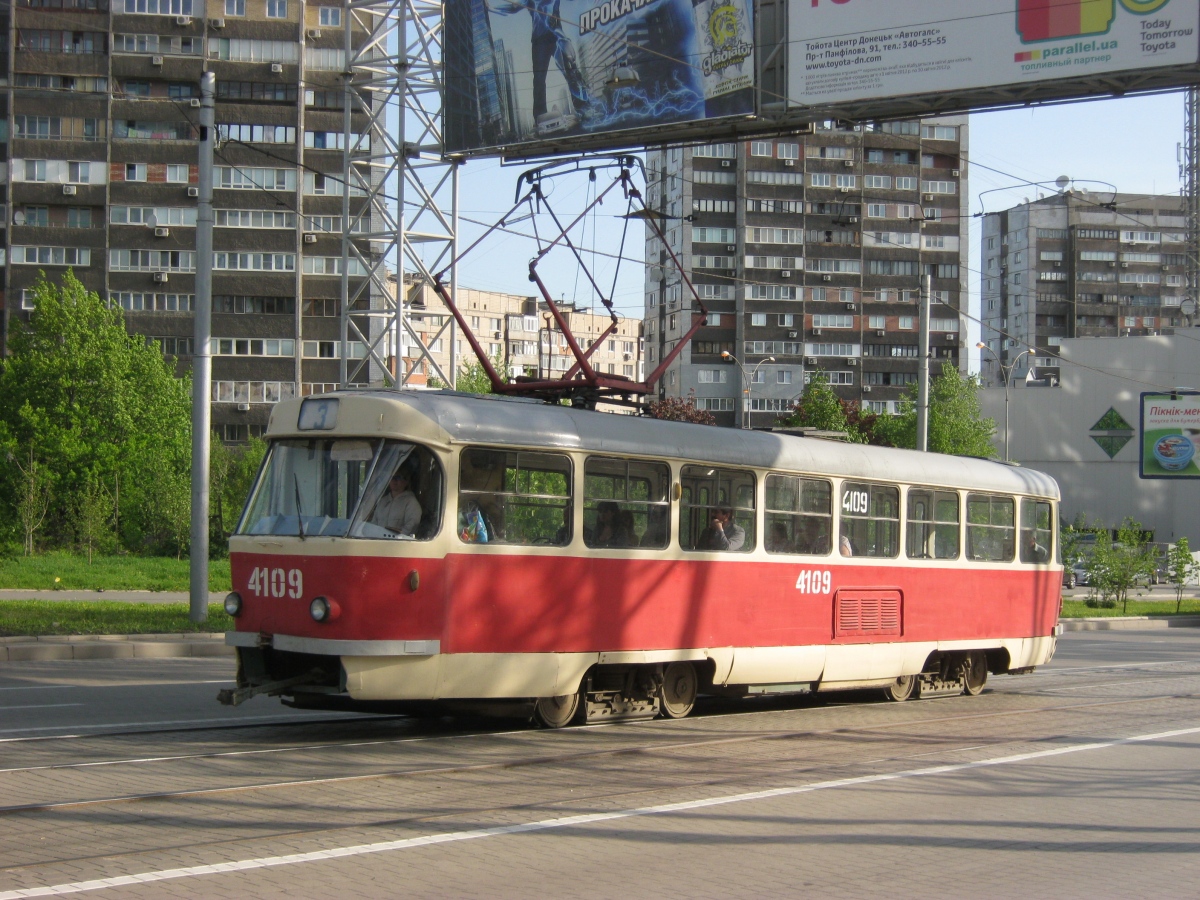 Донецк, Tatra T3SU № 4109
