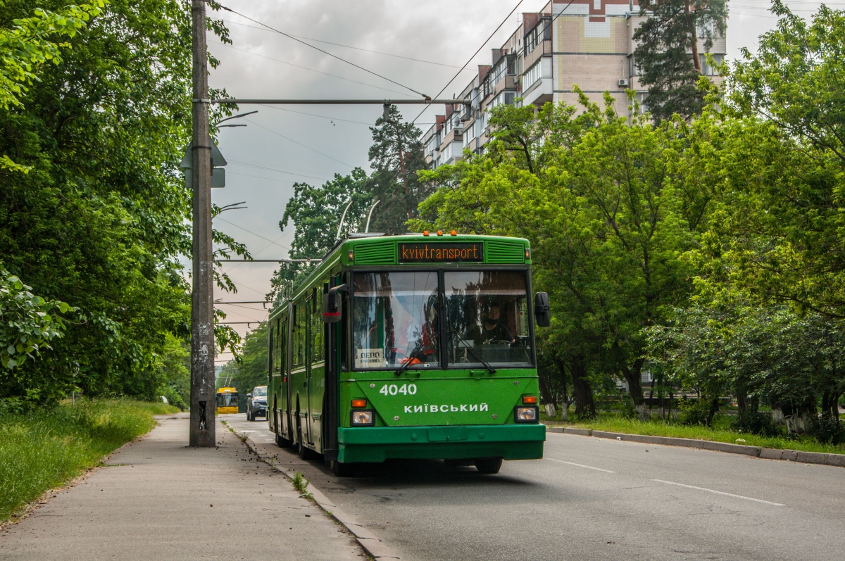 Киев, Киев-12.03 № 4040; Киев — Покатушки 14.06.2020 на троллейбусе Киев-12.03 № 4040
