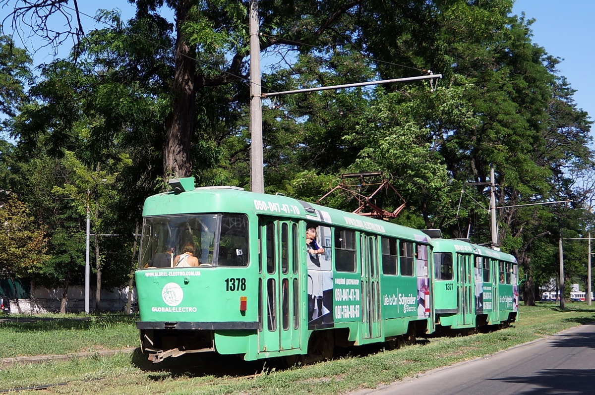 Днепр, Tatra T3SU № 1378