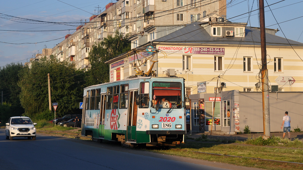 Омск, 71-605ЭП № 186