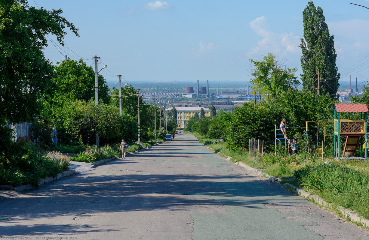 Kamjanske — Tram line via Chapaeva (Hetmana Doroshenko) Vulytsia