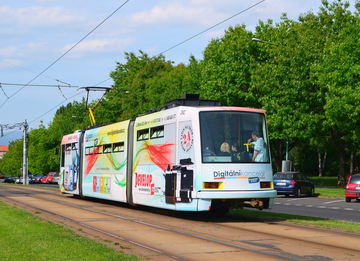 Мост ― Литвинов, Škoda 03T5 Astra/Anitra № 202