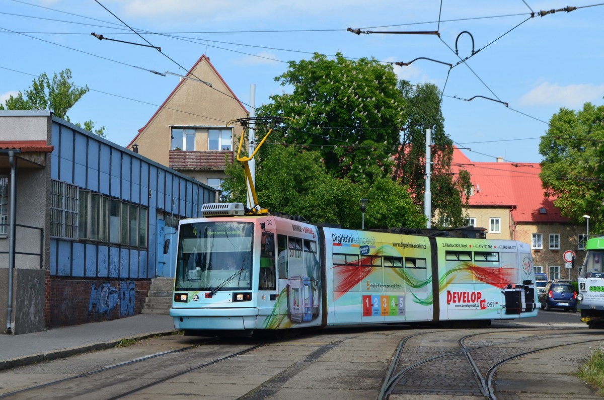 Мост ― Литвинов, Škoda 03T5 Astra/Anitra № 202