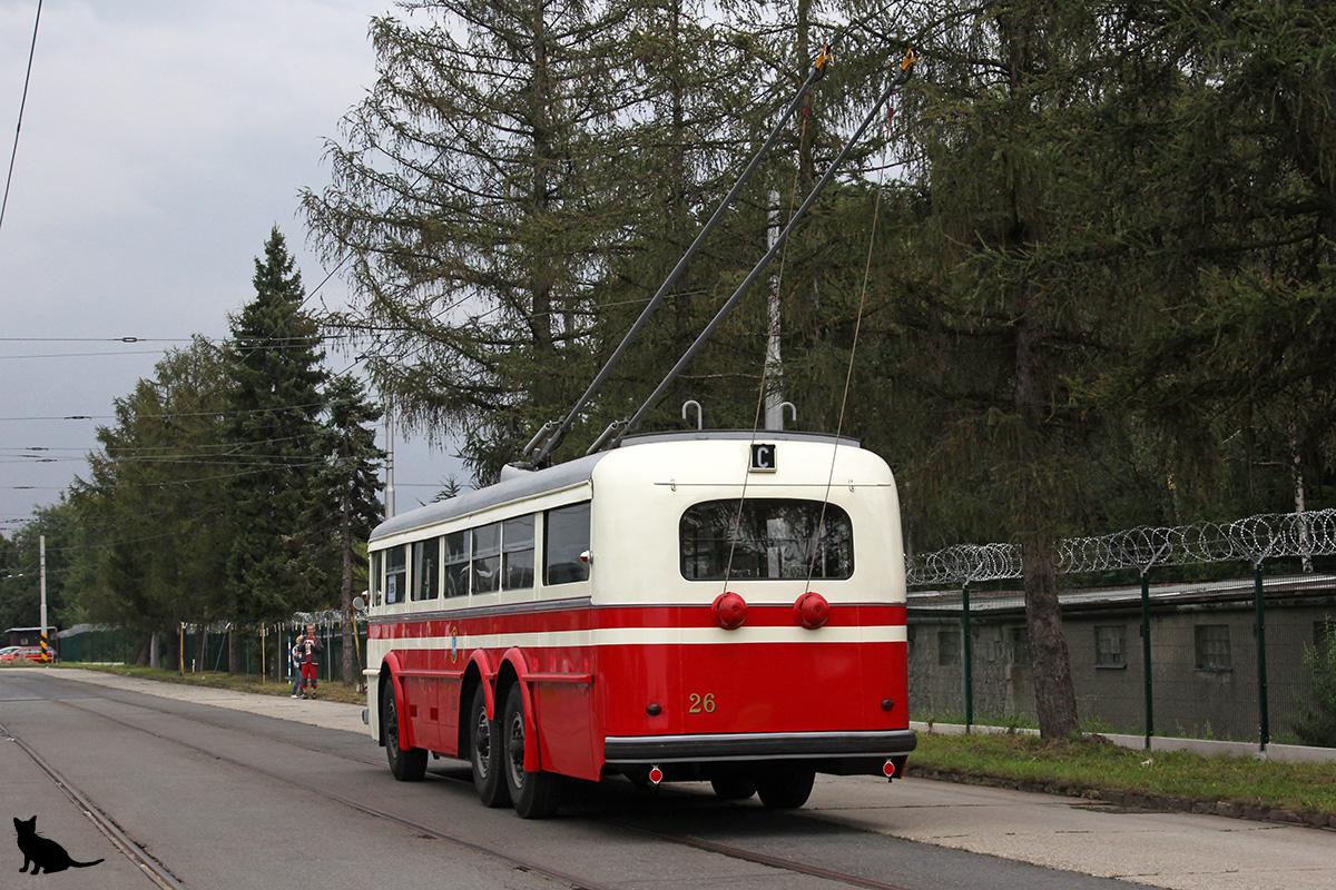 Ostrava, Tatra T400 — 26; Ostrava — Ostrava public transport workers' day 2019