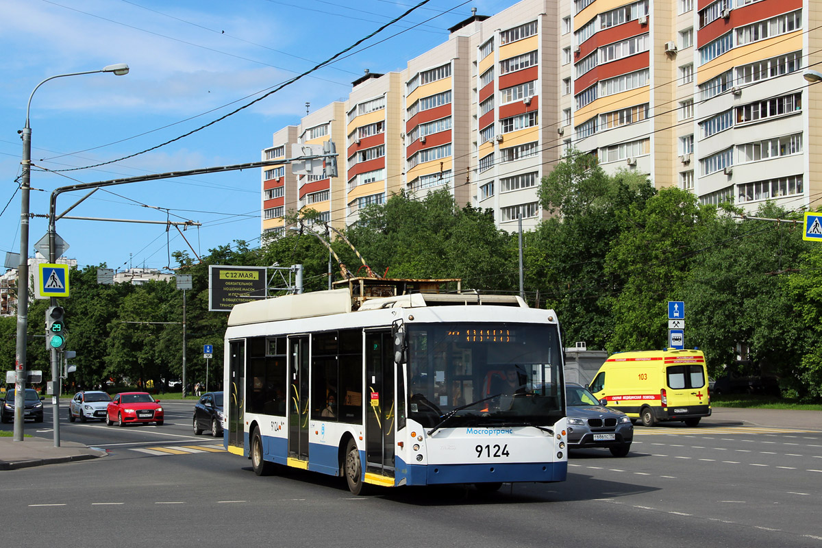 Москва, Тролза-5265.00 «Мегаполис» № 9124