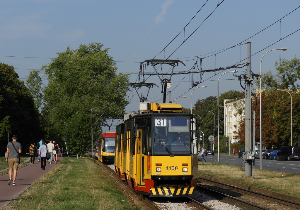 Варшава, Konstal 105Nf № 1450