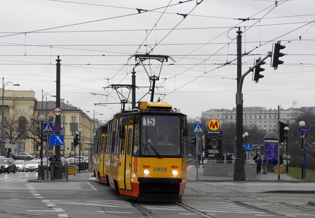 Варшава, Konstal 105Ni № 2020