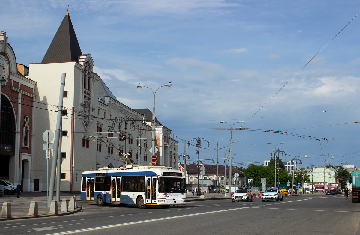Moskva, BKM 321 č. 9826; Moskva — Terminus stations; Moskva — Trolleybus lines: Central Administrative District
