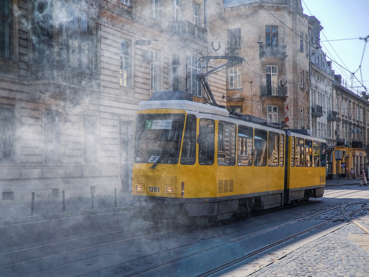 Львов, Tatra KT4DM № 1201