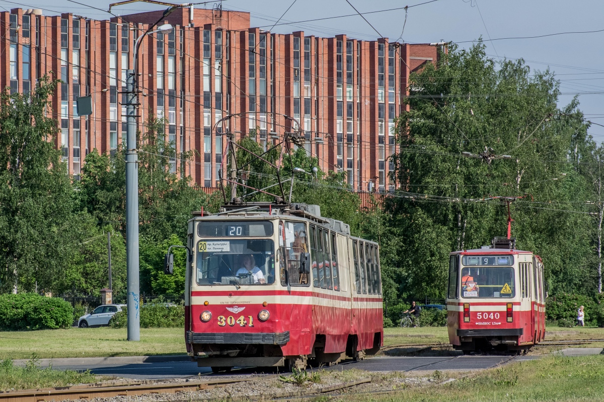 Санкт-Петербург, ЛВС-86К № 3041; Санкт-Петербург, ЛВС-86К № 5040