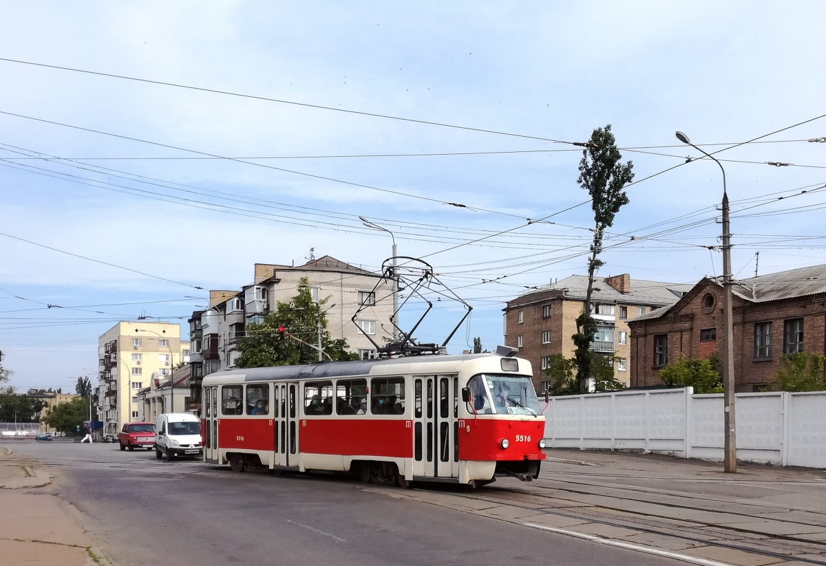 Киев, Tatra T3SU № 5516