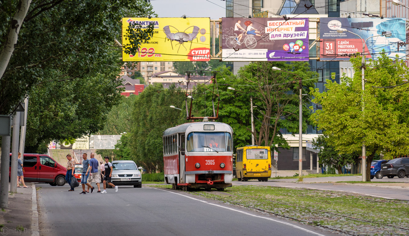 დონეცკი, Tatra T3SU (2-door) № 3905