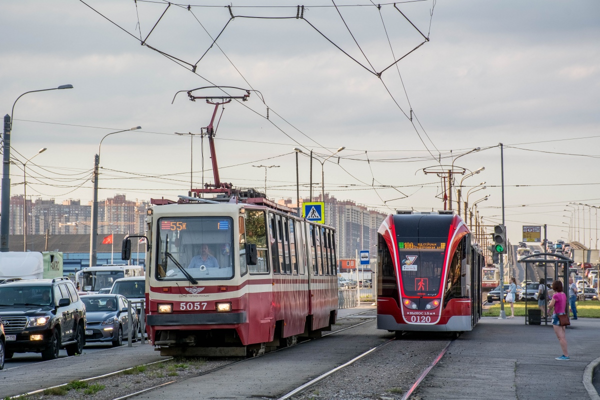 Санкт Петербург, ЛВС-86К № 5057; Санкт Петербург, 71-931М «Витязь-М» № 0120