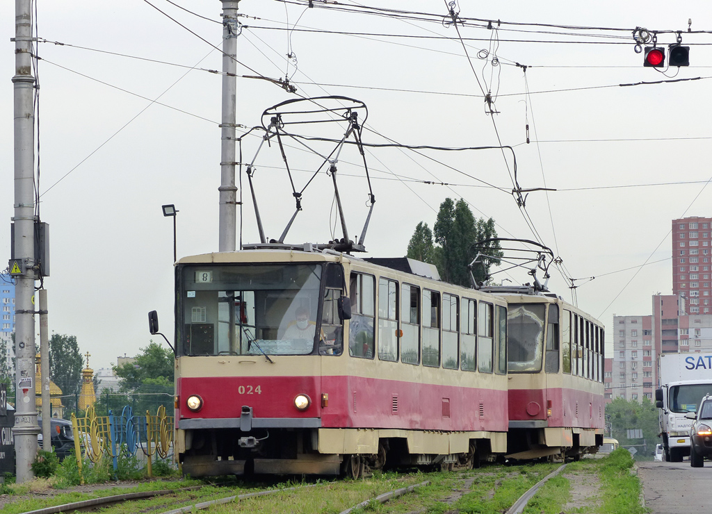 Киев, Tatra T6B5SU № 024