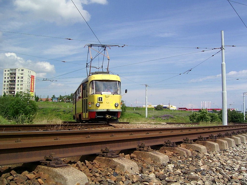 Мост ― Литвинов, Tatra T3M.3 № 242