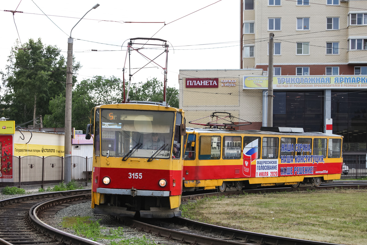 Барнаул, Tatra T6B5SU № 3155; Барнаул, Tatra T6B5SU № 3010