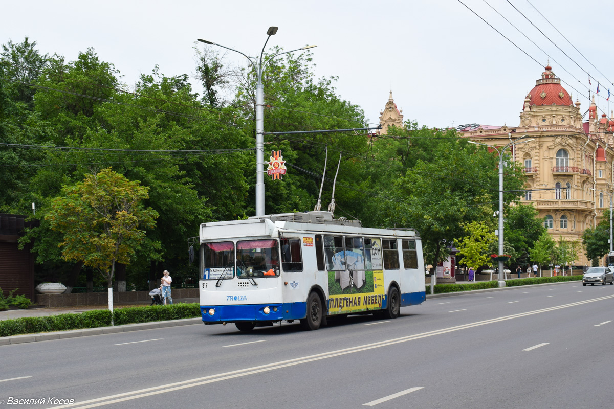 Ростов-на-Дону, ЗиУ-682Г-016.02 (с широкой 1-й дверью) № 317