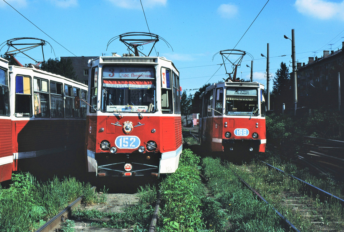 Омск, 71-605 (КТМ-5М3) № 152; Омск, 71-605 (КТМ-5М3) № 168