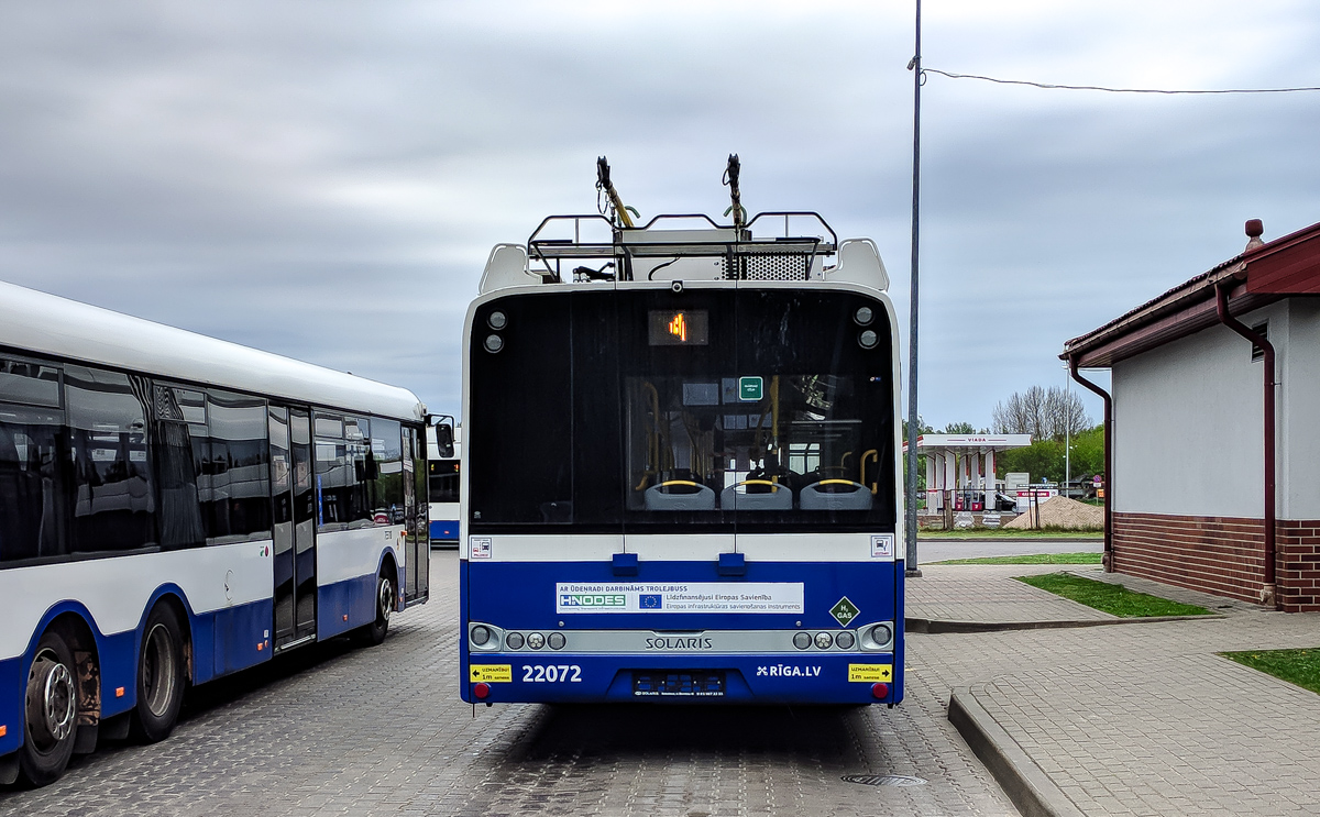 Рига, Solaris Trollino III 18,75 H2 № 22072
