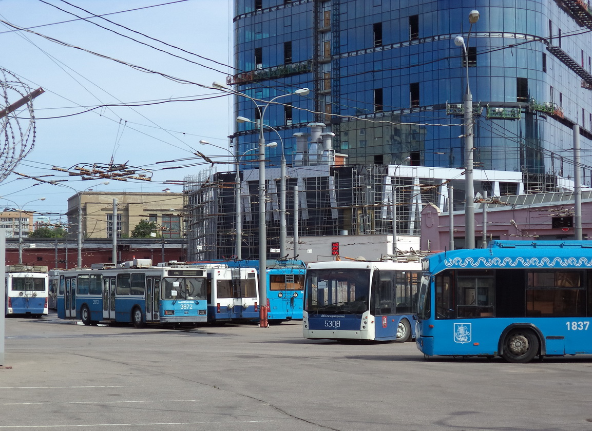 Moszkva — Trolleybus depots: [5] Artamonova. New site in Vagankovo (since 2008)