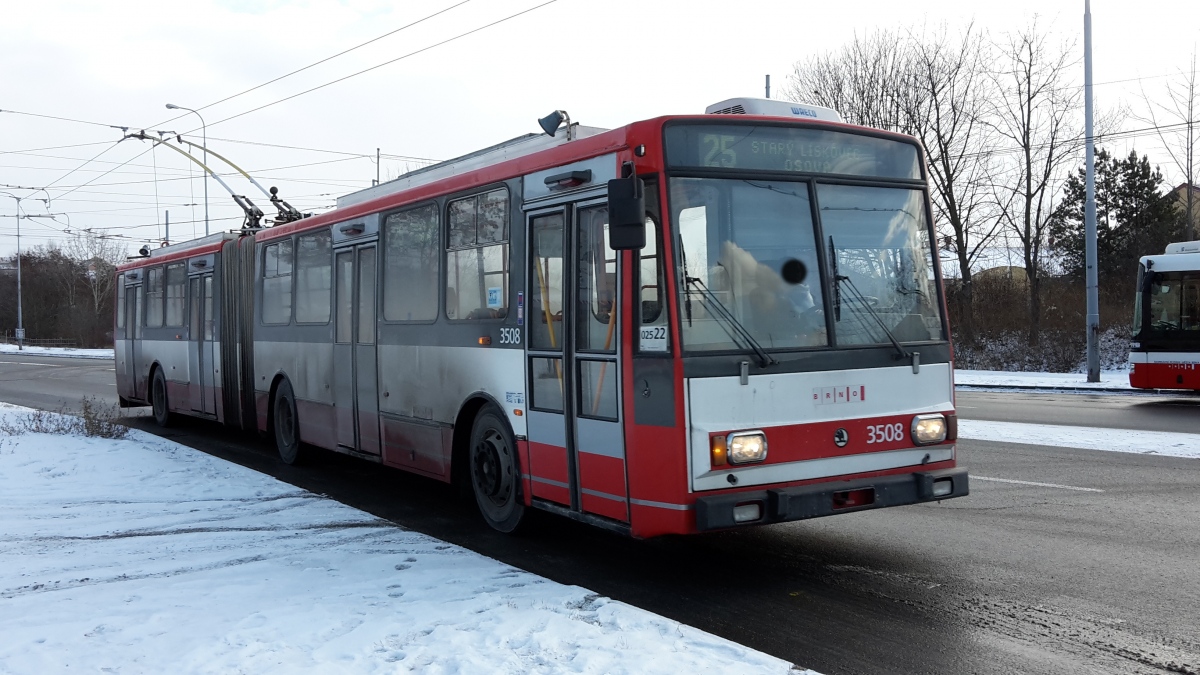 Брно, Škoda 15TrM № 3508