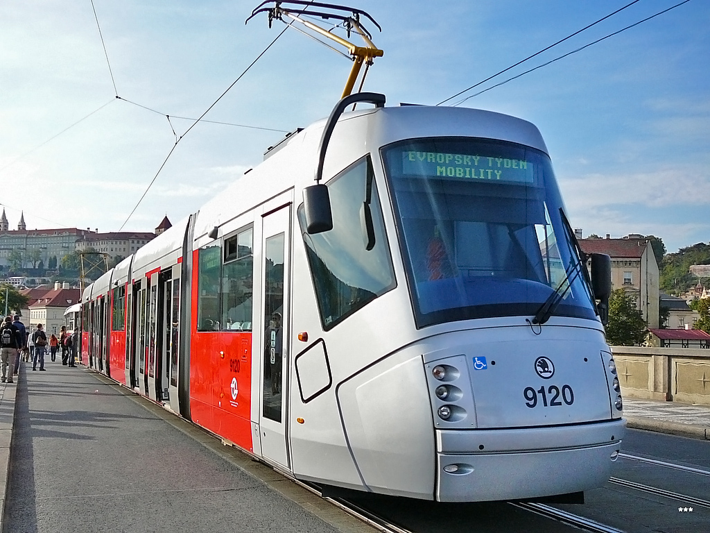 Прага, Škoda 14T Elektra № 9120