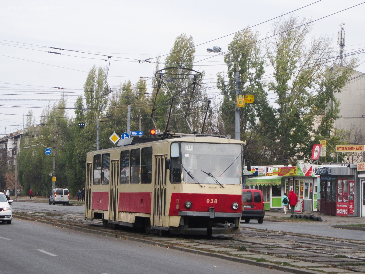 Киев, Tatra T6B5SU № 038