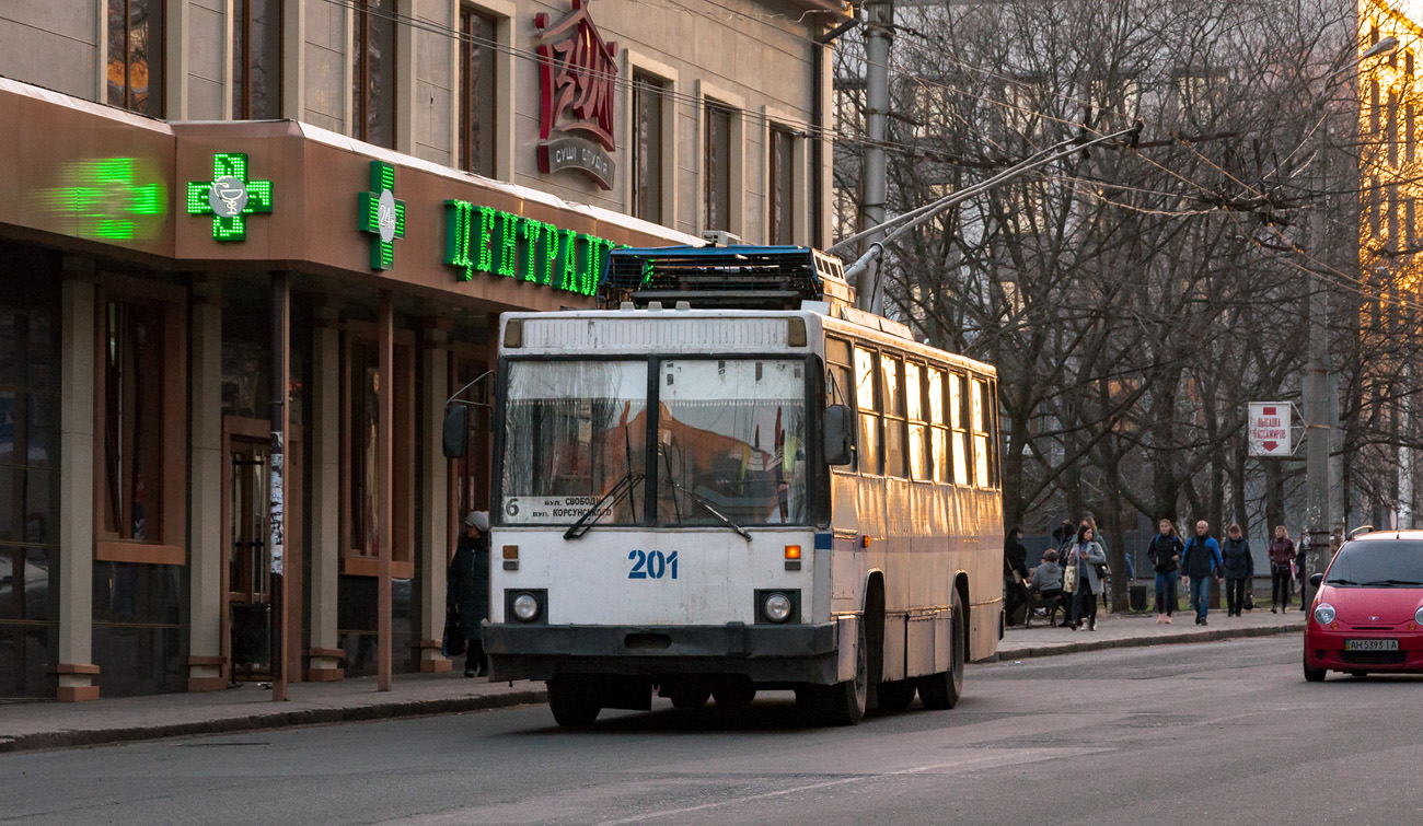 ბახმუტი, YMZ T1R (Т2P) № 201