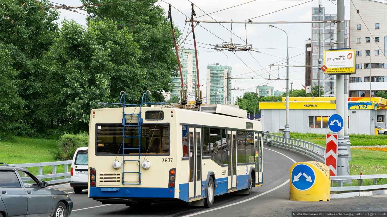 Москва, СВАРЗ-МАЗ-6235.00 № 3837 Москва, СВАРЗ-МАЗ-6235.00 № 3837