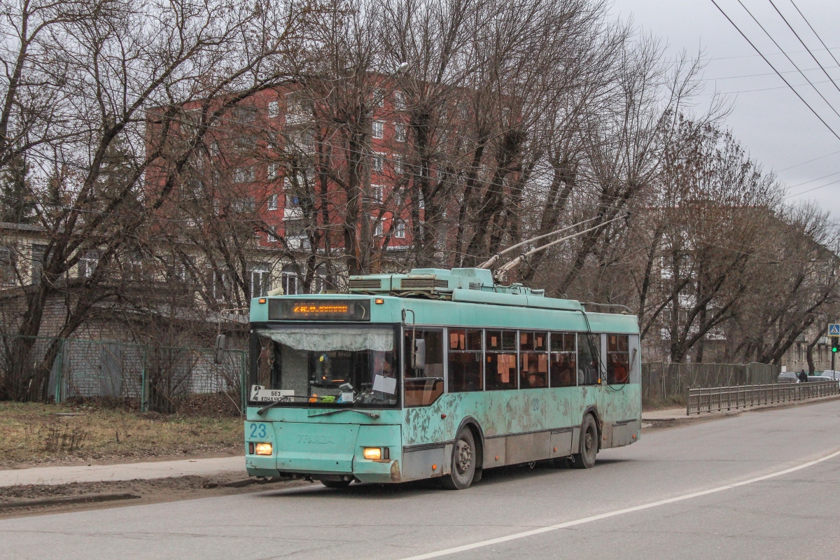 Тверь, Тролза-5275.05 «Оптима» № 23; Тверь — Последние годы тверского троллейбуса (2019 — 2020 гг.)