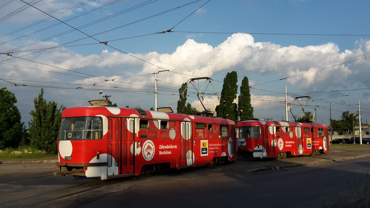 Братислава, Tatra T3SUCS № 7760; Братислава, Tatra T3SUCS № 7759