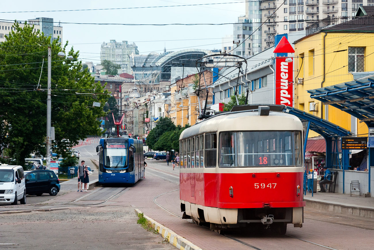 Киев, Tatra T3SU № 5947