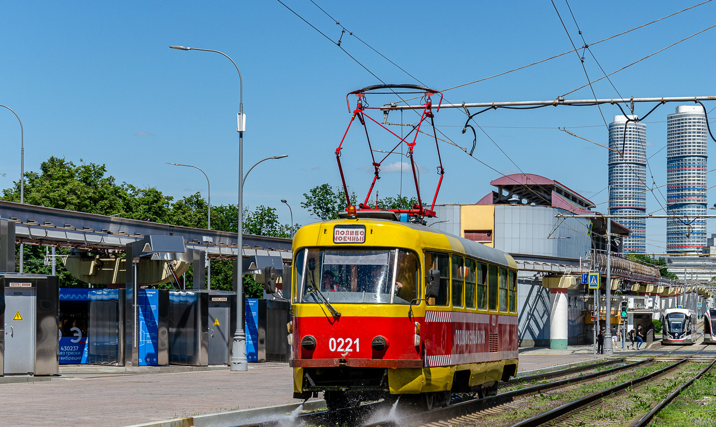 Москва, Tatra T3SU № 0221